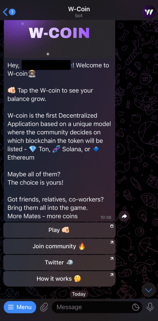 What Is The W-Coin Telegram How To Play With It?